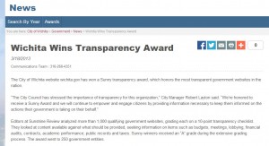 wichita-wins-transparency-award-2013